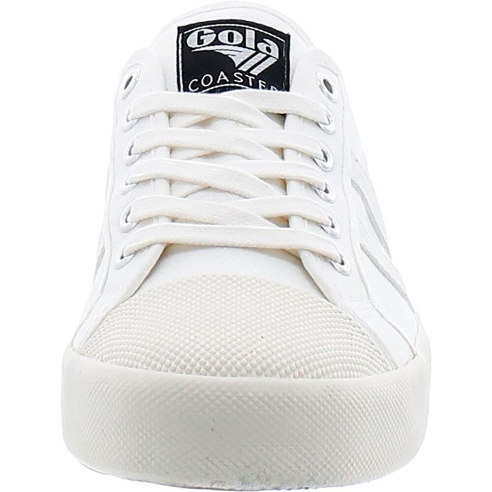 Gola Womens Coaster White Canvas Casual And Fashion Sneakers Shoes NWT - Picture 3 of 3